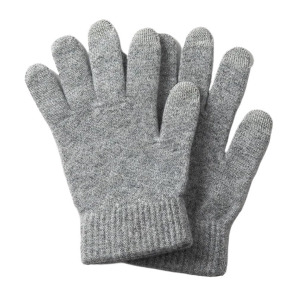 Guantes de conducción de punto para invierno con diseño de cinco dedos divididos 7