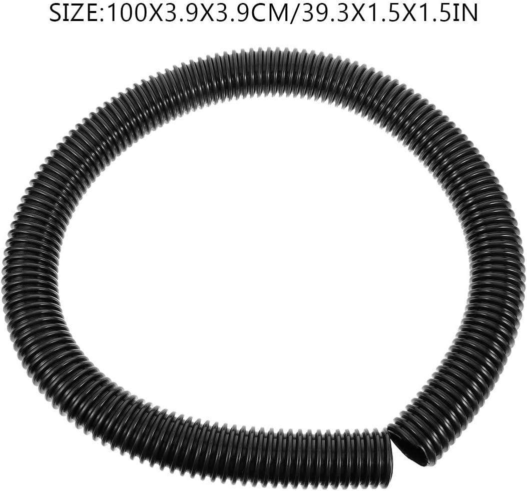 2pcs 32mm Inner Diameter 39mm Outer Diameter Vacuum Cleaner Hose Extension Flexible Threaded Tube Vacuum Cleaner Parts Accessories for Home Cleaning