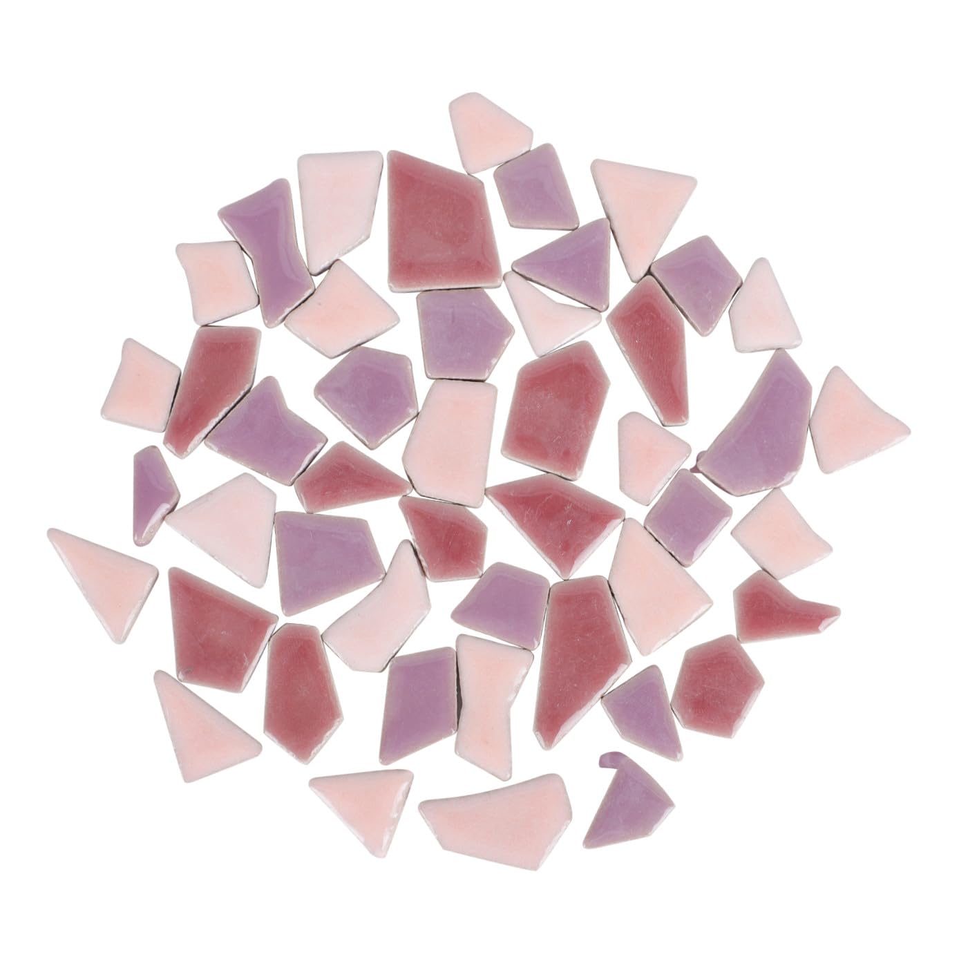 Carreaux de mosaïque en pierre de céramique irréguliers Amosfun pour décoration 500g