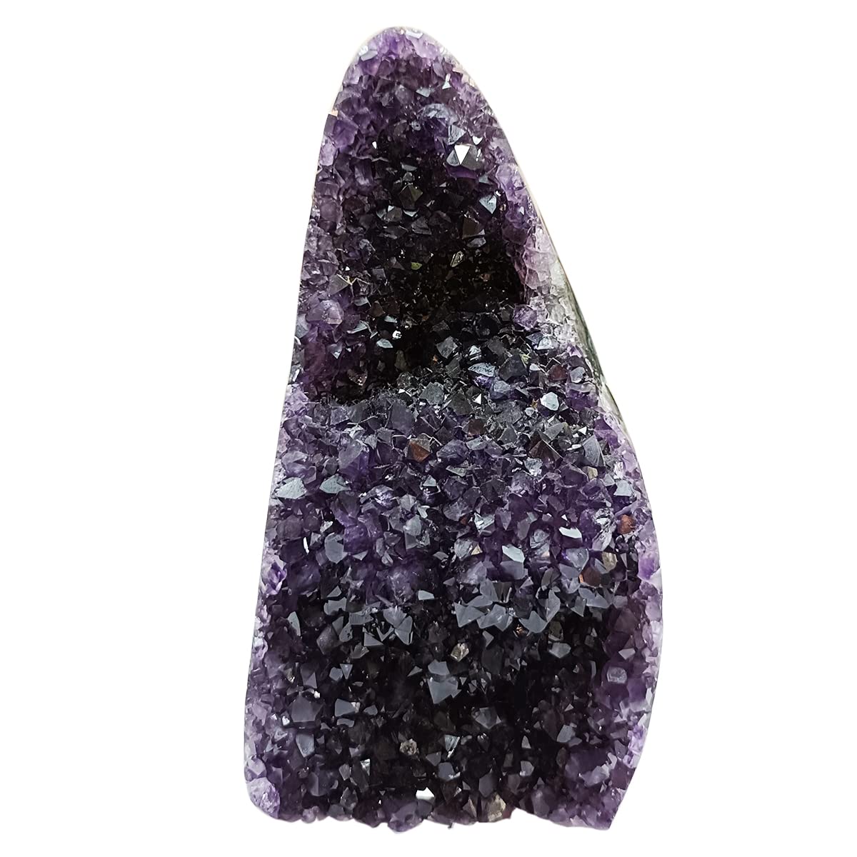 9Dzine Amethyst Artigas Violet Quartz Gemstone Dark Purple Amethyst Cluster Point Geode 1600-1800 Gm Amethyst Cluster Gemstone Cave Mineral Specimens Amethyst Cluster Big Point for Decoration