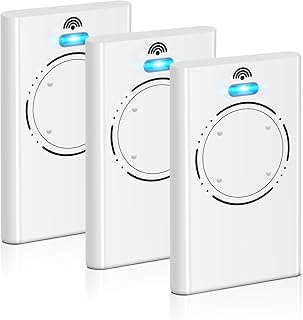 3PCS Telecommande Portail FAA-Compatible avec XT4 868 SLH LR, 868MHz Telecommande Porte de Garage,4 Canaux Noir