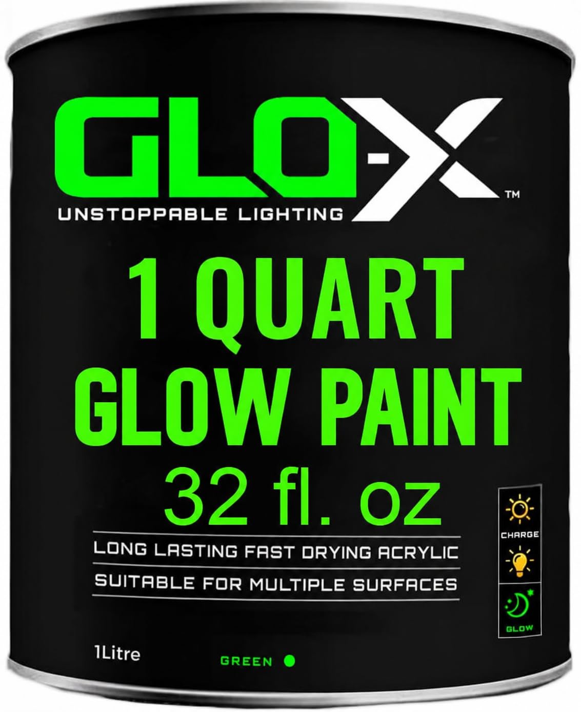 カングロウインザダーク Amazon.co.jp: GLO-X グローインザダークペイント (1リットル缶