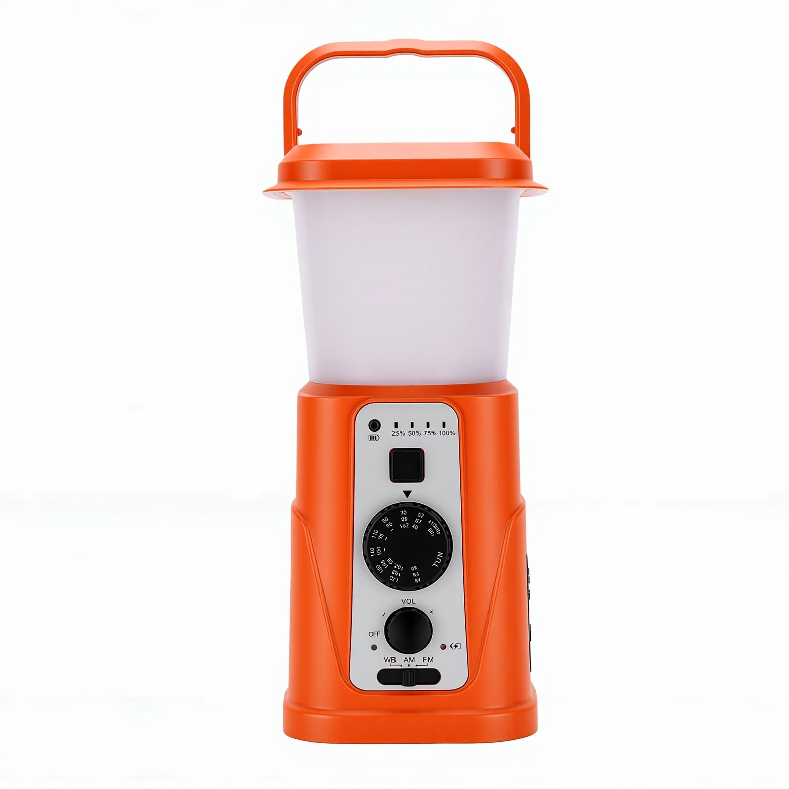 SIXRUN Lanterna da Campeggio Solare, Luce da Campeggio Ricaricabile in ABS PP con Power Bank da 10000 MAh, Manovella, Ricarica USB C, 7 modalità, 40 Ore di Autonomia per Escursioni in di Emergenza