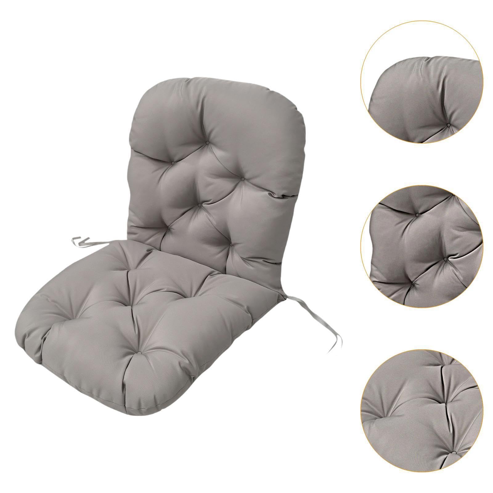 Cuscino per sedia da esterno, morbido e confortevole, che garantisce all'aria aperta e può aggiungere comfort al tempo libero. Cuscino per sedia a
