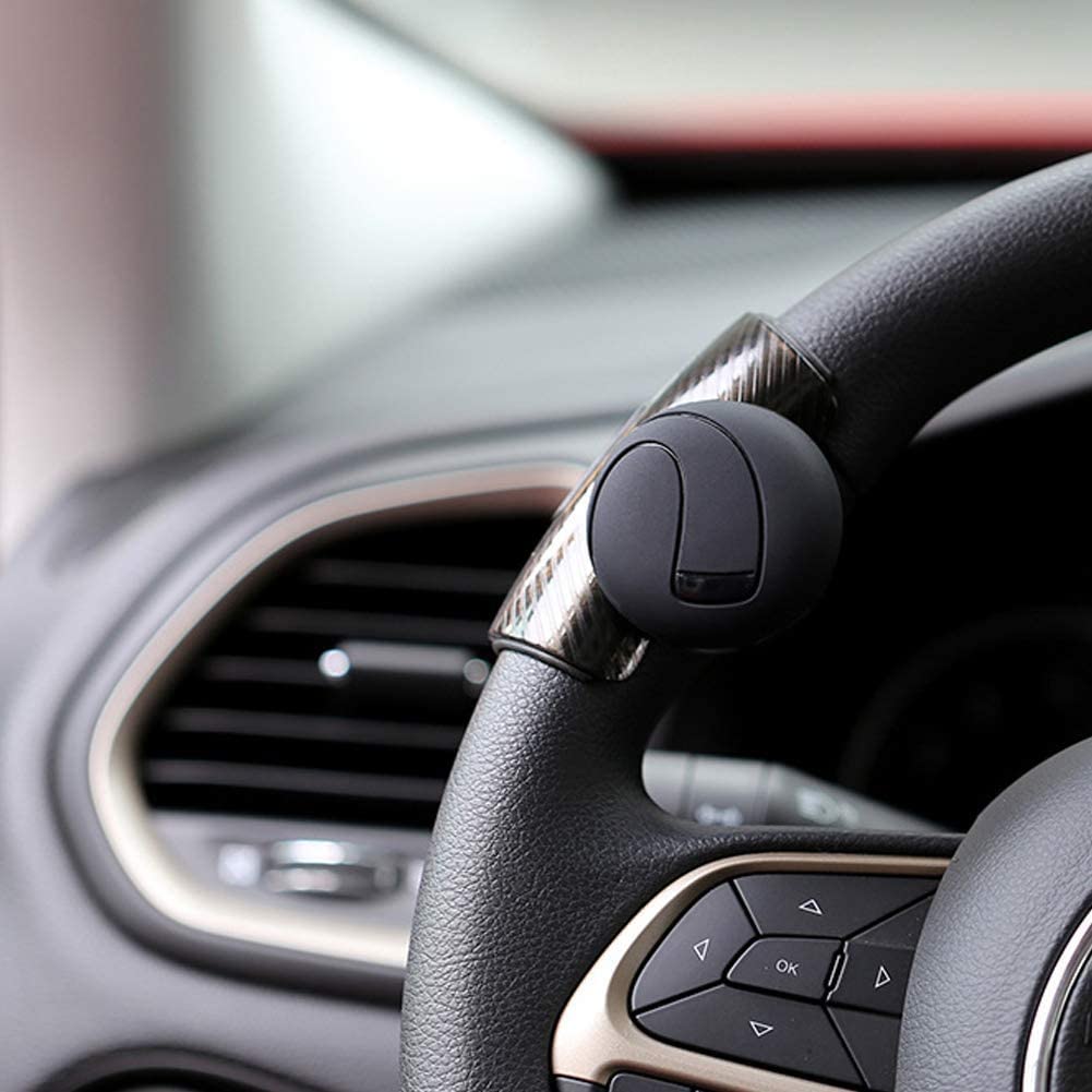 Auto Oprema (Award Winner at INDIA'S Rising Star 2024) 3R-2151 360° Rotation Black Car Steering Knob Wheels Spinner Knob Power Save Easy Turn Ball Booster Compatible with Maruti Suzuki Versa, - Image 4 thumbnail