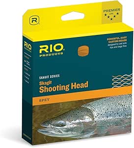 RIO Skagit Timberline Fly Line - 18ft Gray Struznik Shooting Head For Two-Handed Rods, Heavy T-Tips & Steelhead Flies