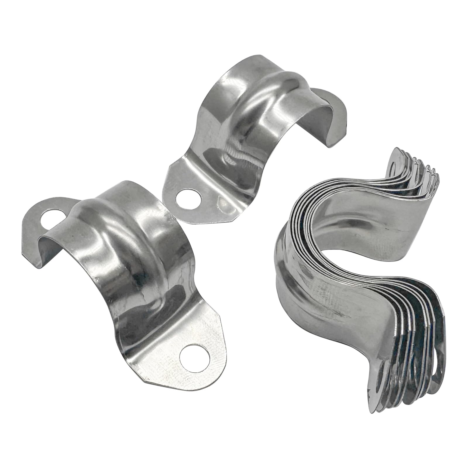 Snapklik.com : 1/2inch Two Hole Strap U Bracket Stainless Steel Tube ...