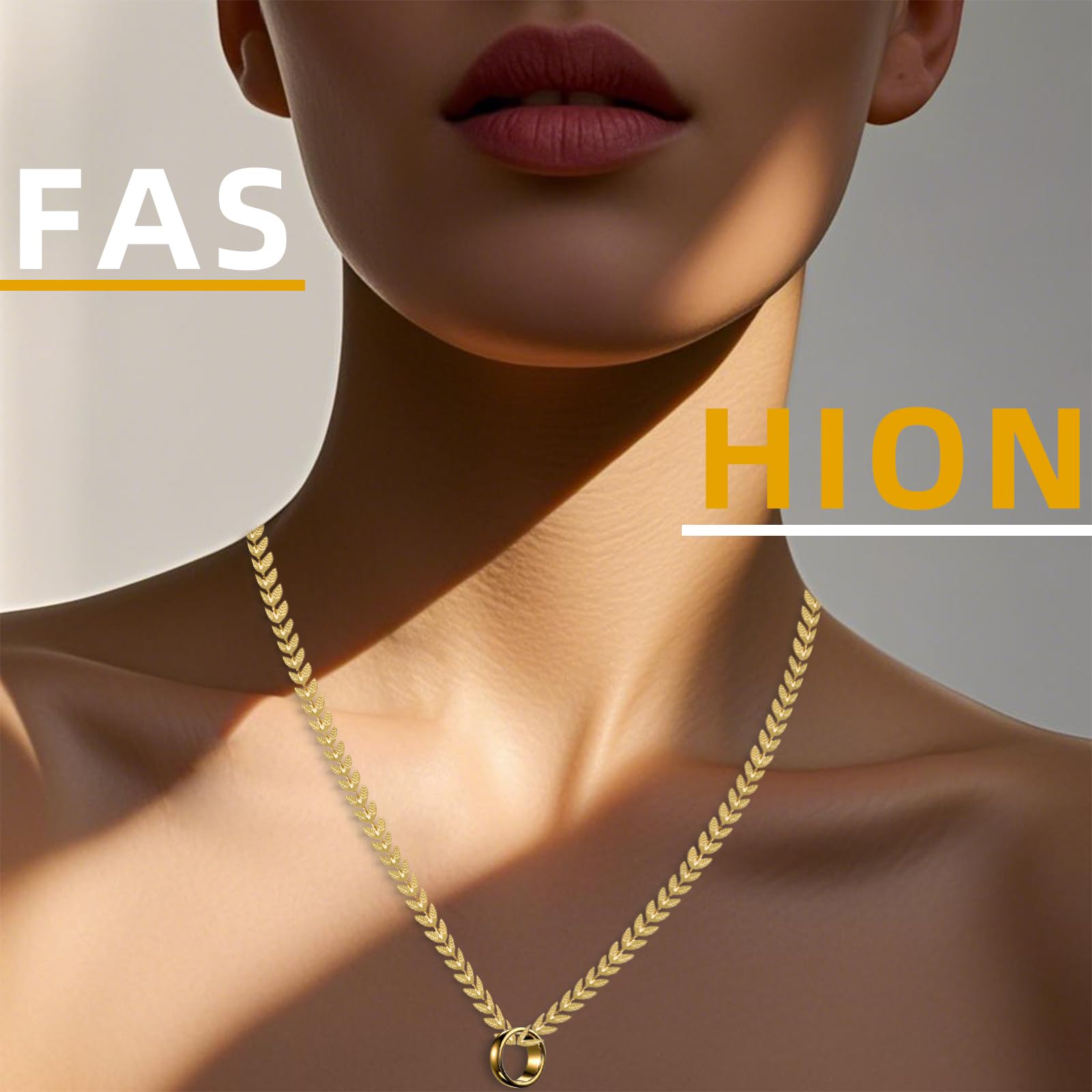 14K Vergoldete Ketten 5m Set - 5 Stile Für DIY Schmuckherstellung