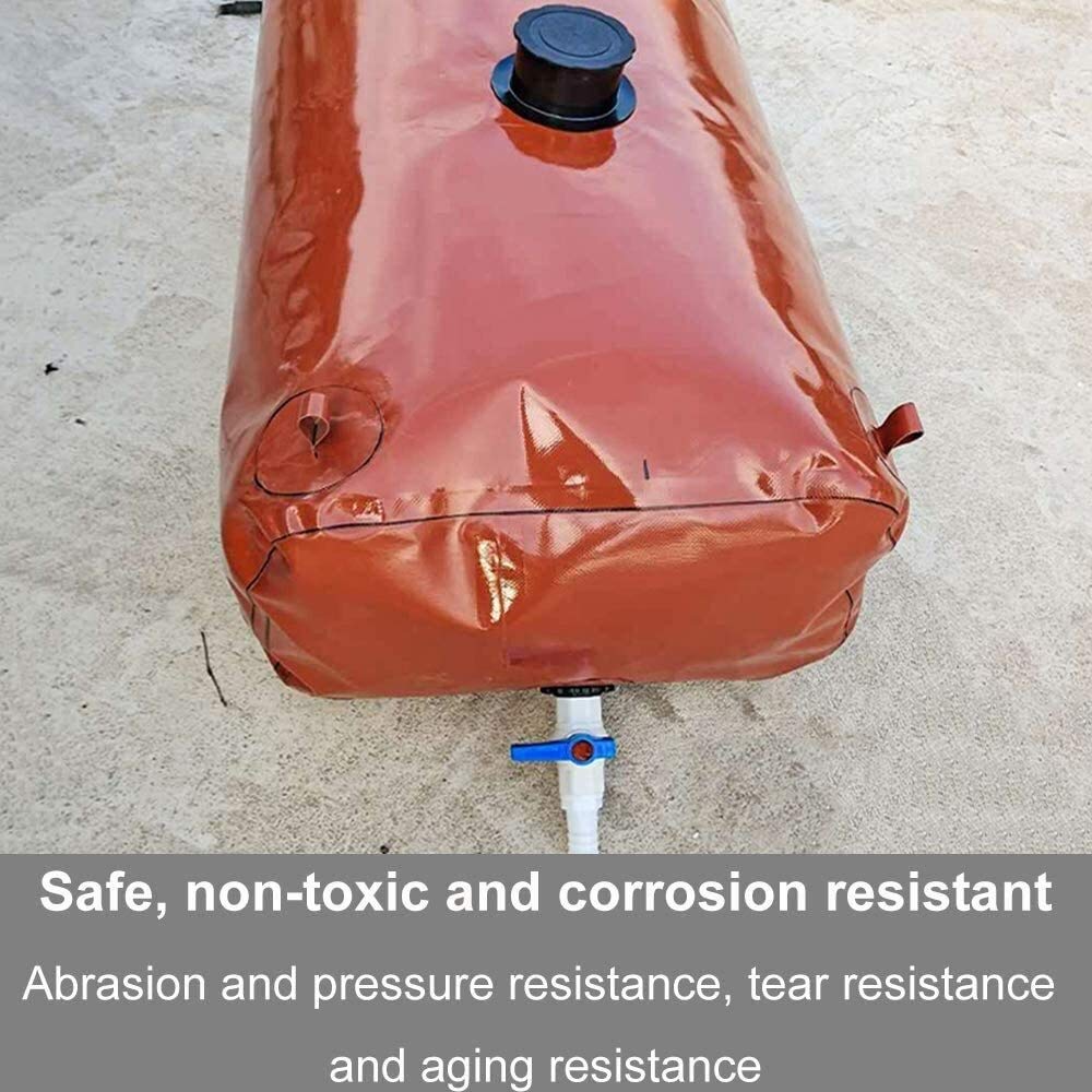 Tanque de agua Agua almacenaje, bolsa de almacenamiento, plegable al aire libre del tanque de agua con el grifo, la luz de gran capacidad de agua bolsa Bolsa de almacenamiento de agua plegable de gran