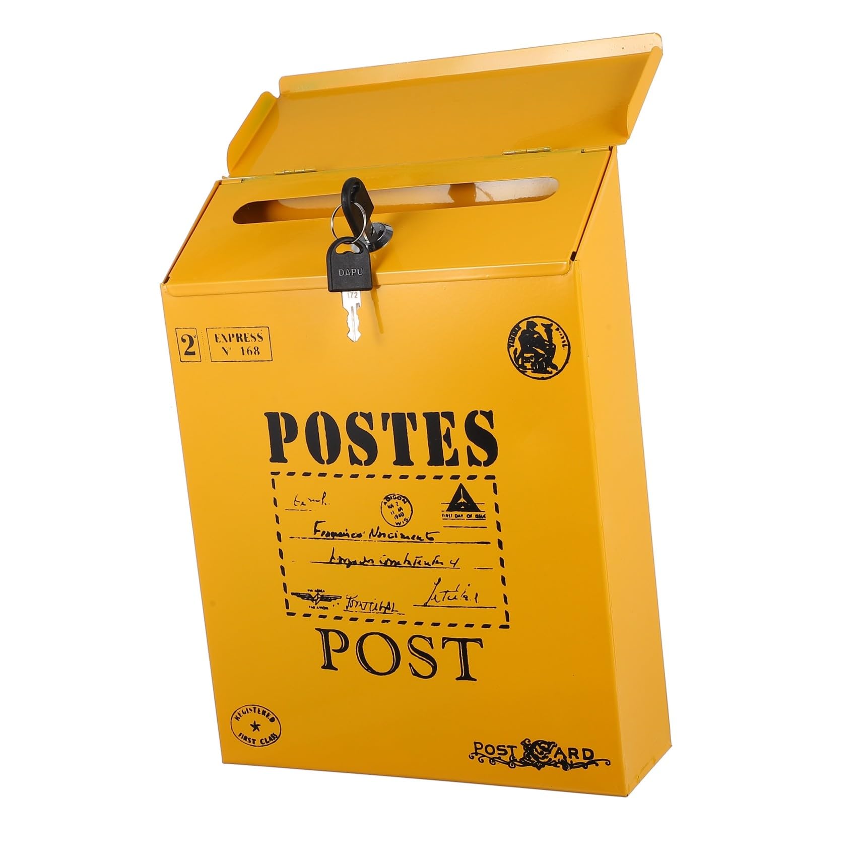 Boîte aux lettres rétro américain pour décoration maison extérieure