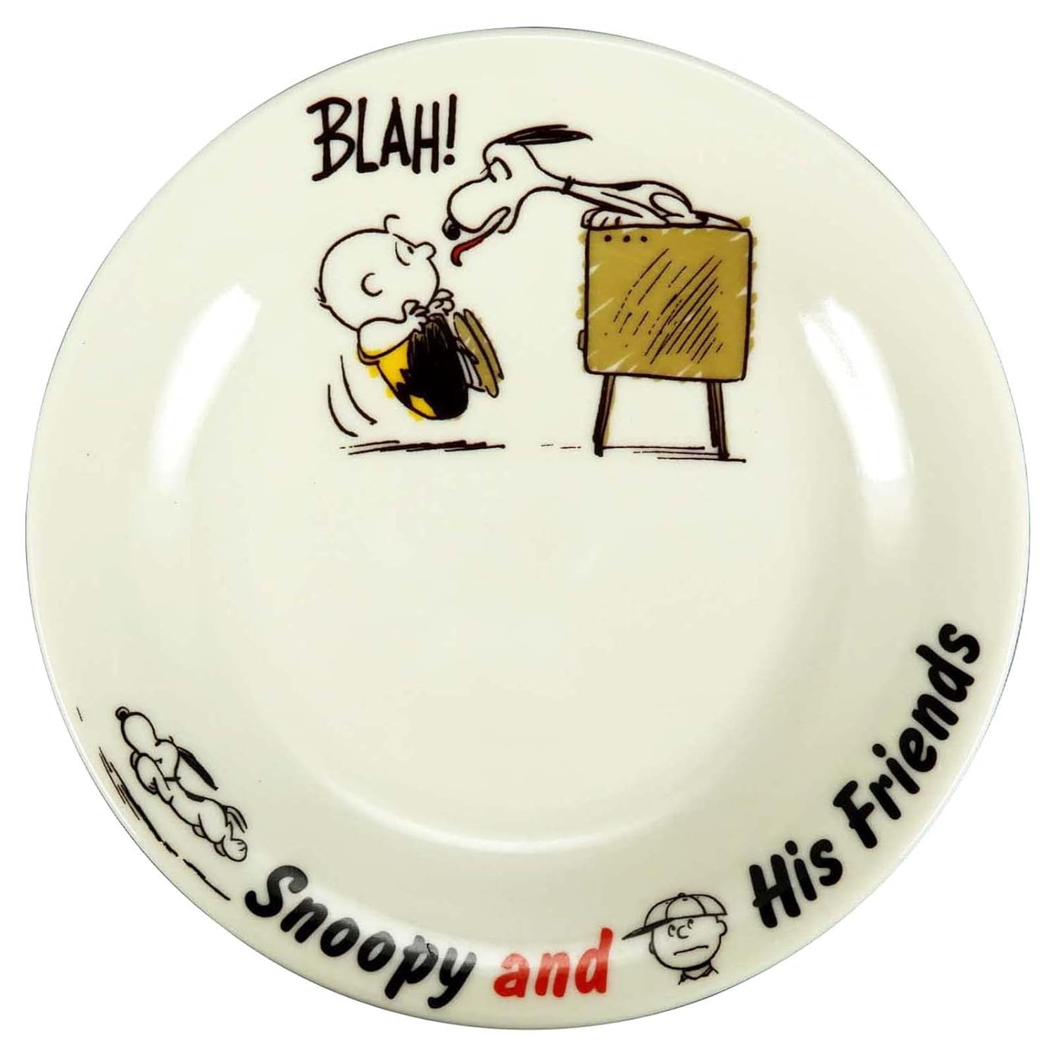 Yamaka Shoten Peanuts SN851-352 Peanuts Bowl, Cup, Approx. 3.5 inches (9 cm), TV, Made in Japan, White