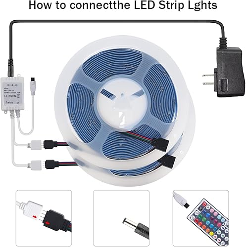 Miniatura 4 de Tira de luz LED COB RGB de 12 V, 840 LEDsm de alta densidad, multicolor, tira de luz suave flexible para TV, habitación, fiesta, decoración de