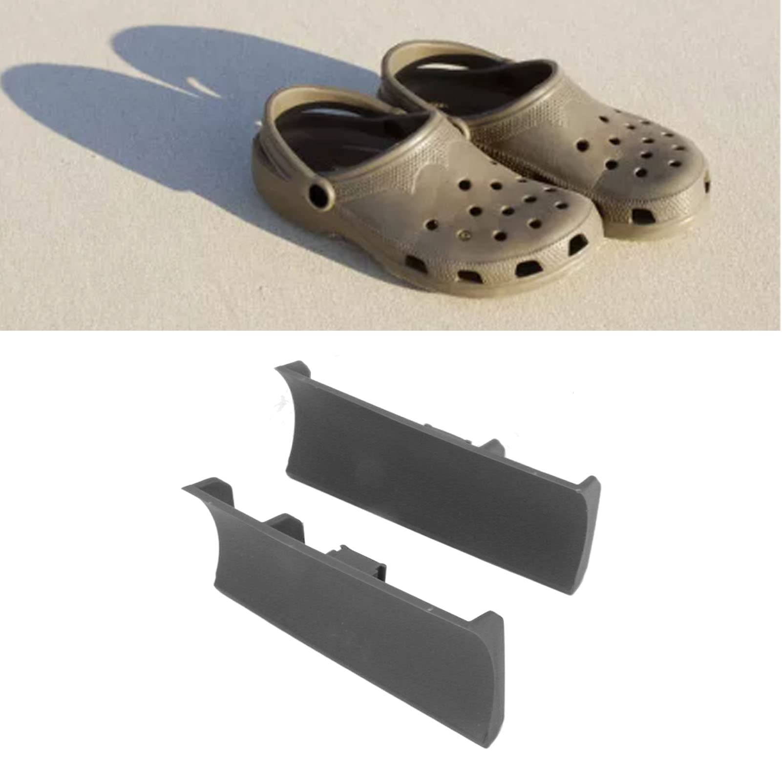 Schneepflug für Charm-Zubehör, 2 Stück Krokodil-Charm-Aufsatz, Schaufel, Schuhschmuck, Lustiges und Cooles