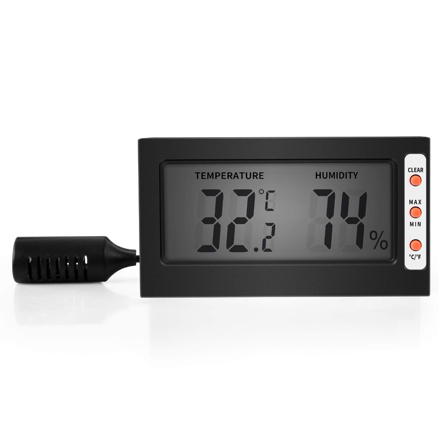Simple Deluxe Digital Thermometer and Hygrometer with