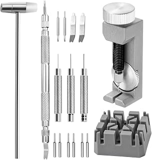 Watch Repair Tools Watch 17-Piece Scratch-Free Remover Screwdriver Wrench | Professional Watch Repair Kit for Eyeglasses Sunglasses Electronic Computer PC Controller Jewelry Daily Outfit