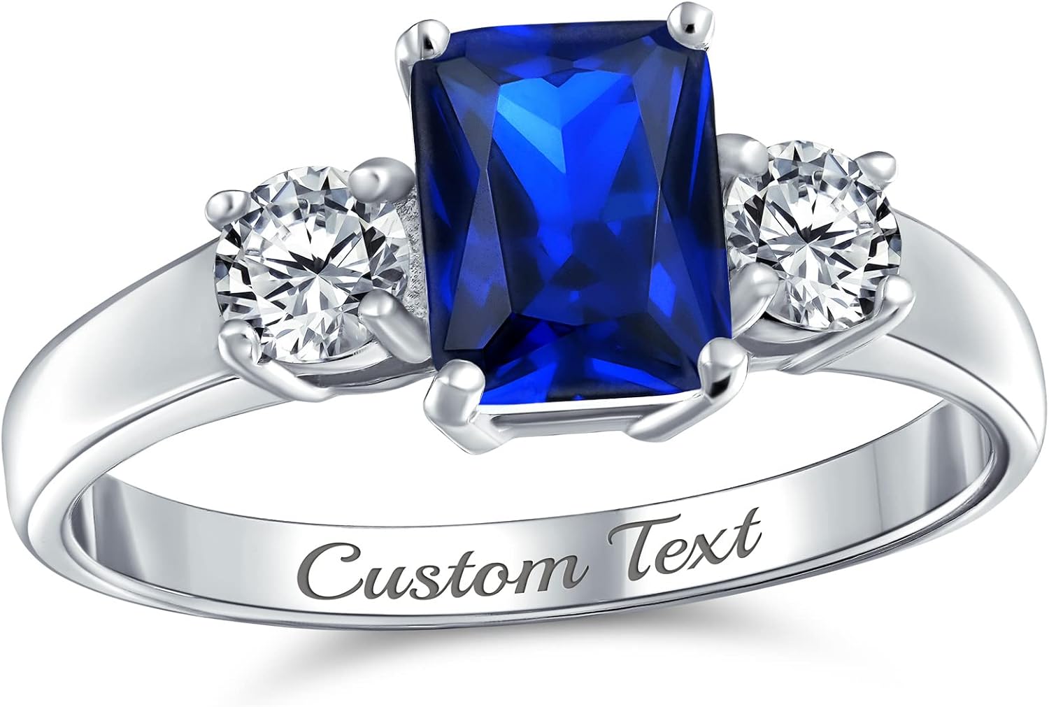 Bling Jewelry Art Deco Cocktail Style Statement Green Garnet Amethyst Gemstone Emerald Cut Engagement Ring for Women Yellow Rose Gold Plated .925 Sterling Silver