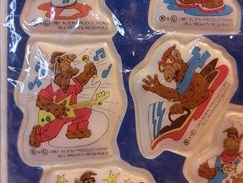 Amazon.co.jp: アルフ ALF 1987年 当時物 シール 80s ビンテージ 海外