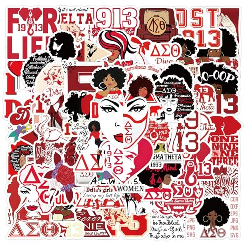 Calcomanías Delta Sigma Theta 1913 de vinilo prémium e impermeables 2