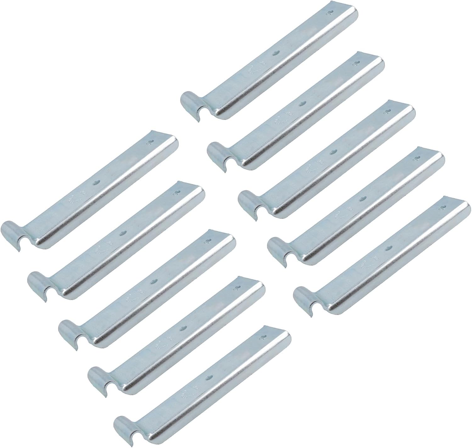 AB Tools Trailer Long Retaining Hook Over Centre Latch 126mm x R3.5 280kg Capacity 10pc