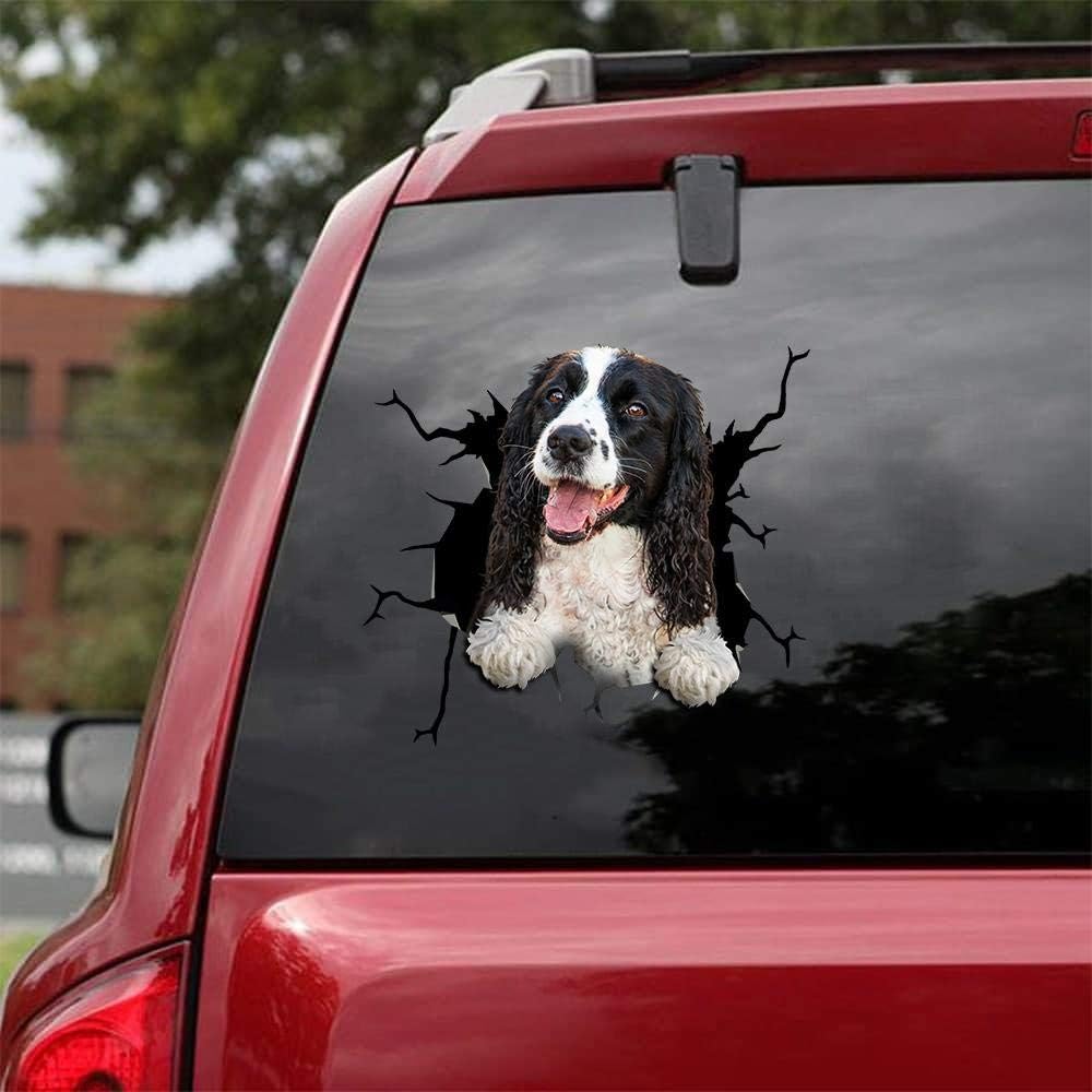 Ocean Gift English Springer Spaniel Car Decals, Dog Car Stickers Pack