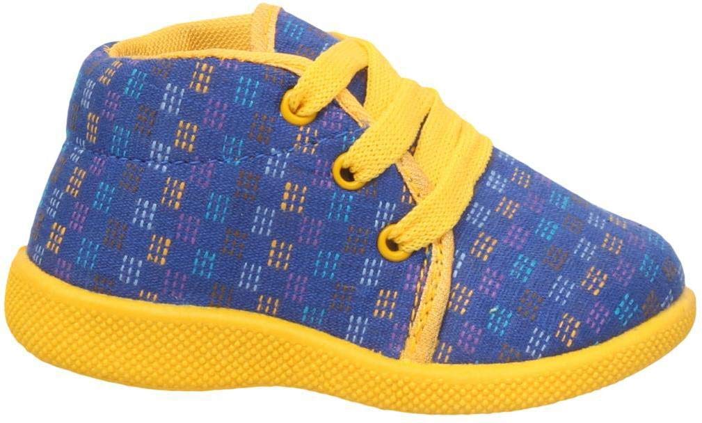 SMARTOTS Kids Unisex Casual Yellow First Walking Shoes with Sound Baby Shoes GC-MOGLI-7-YELLOW-19 2