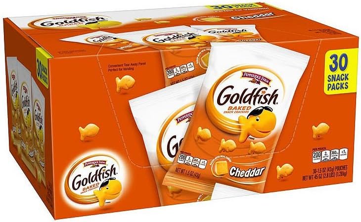 Pepperidge Farm Cheddar Goldfish Multipack (1.5 Oz, 30 ct.)