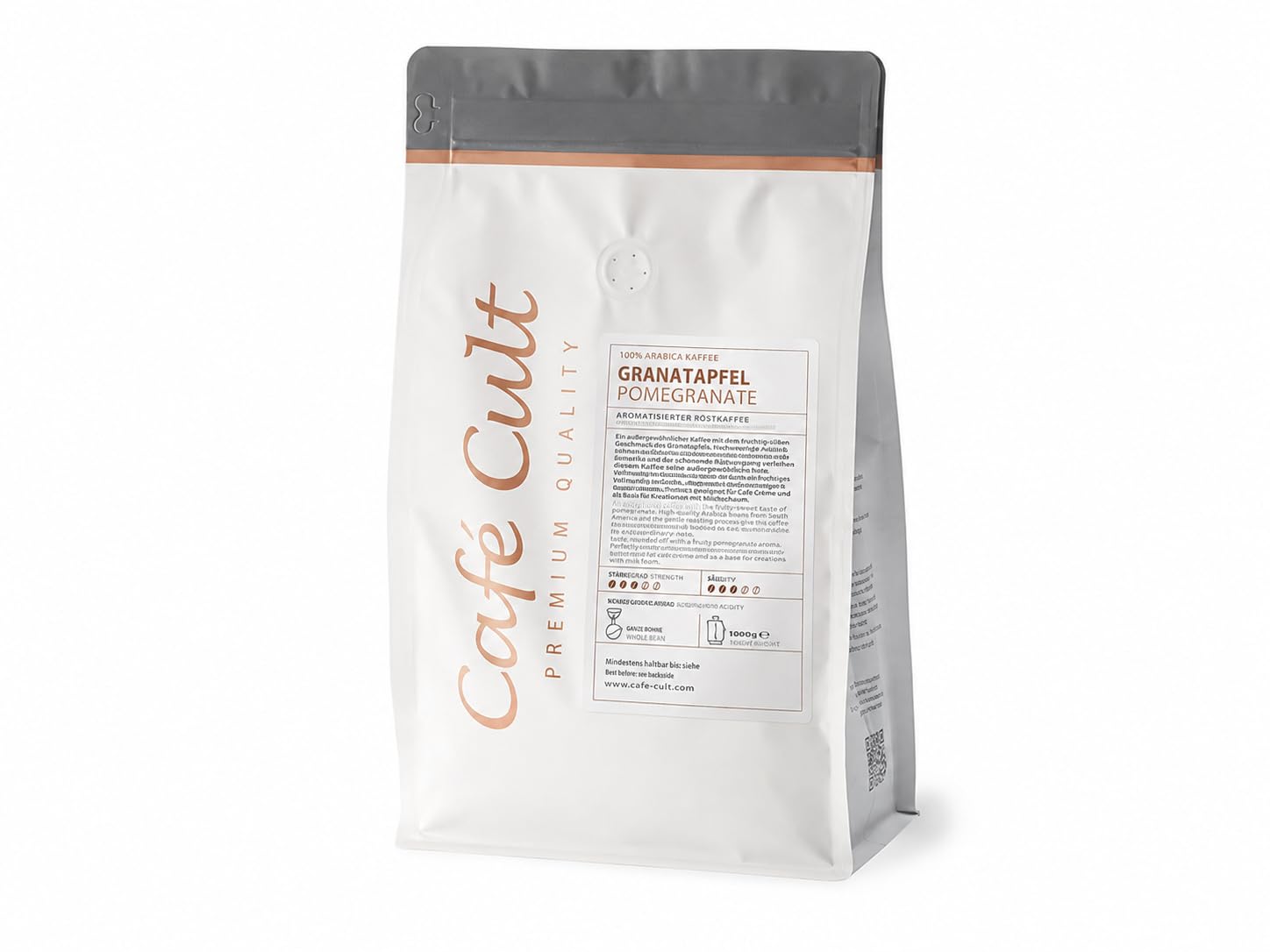 Teemando Granatapfel – Röstkaffee, ganze Bohnen, 1 kg