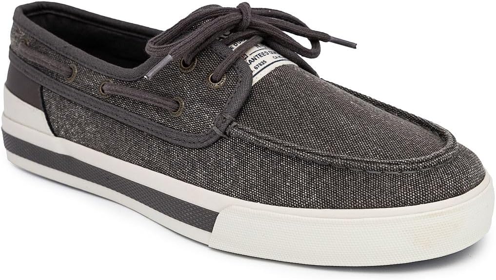 Men's Casual Boat Shoes, Moc-Toe Loafers with Cushioned Insole, Deck Fashion Sneaker