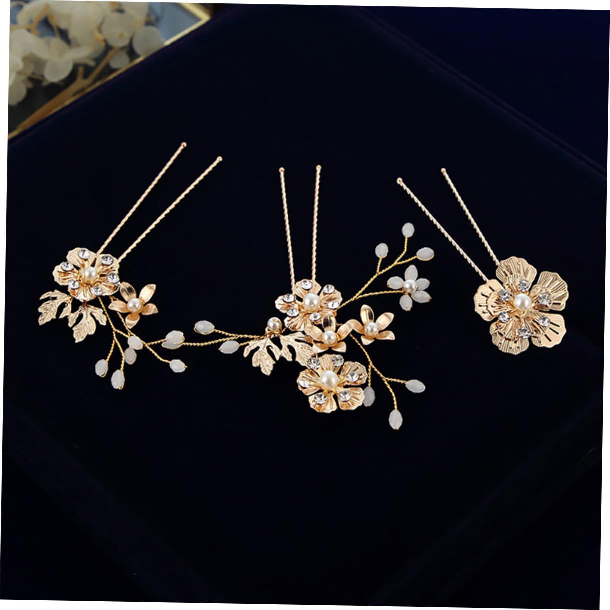 FOMIYES 9piezas Horquillas Cabello Diseño De y Pedrería Para Novias Accesorios De Boda y