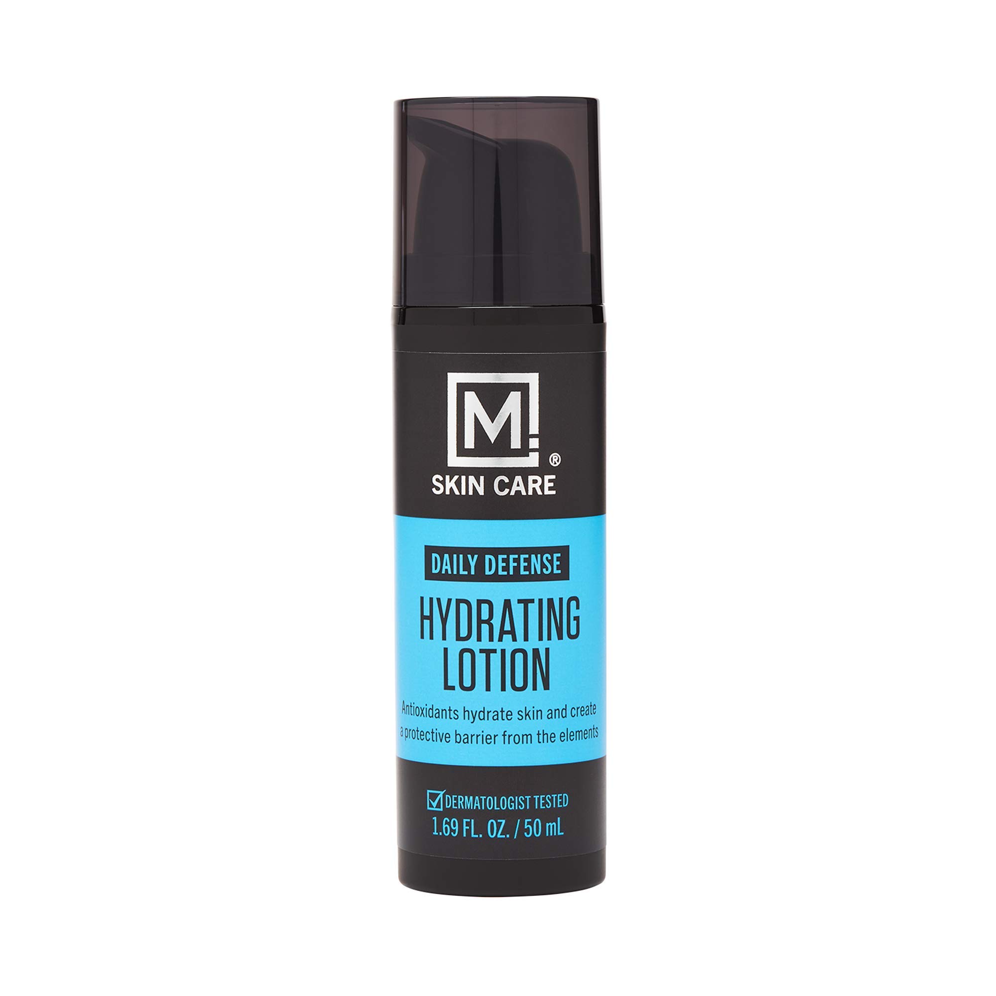 M Skin Care Mens Daily Defense Hydrating Lotion Lightweight Moisturizer Cruelty and Paraben Free