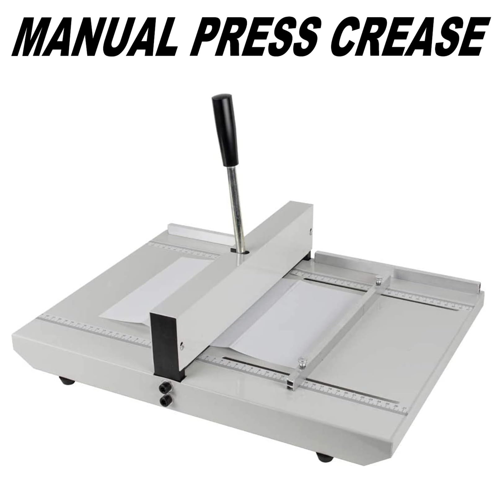 Machine à Rainer Manuelle 350 mm avec Règle de Positionnement pour Cartes de Vœux, Brochures et Photos