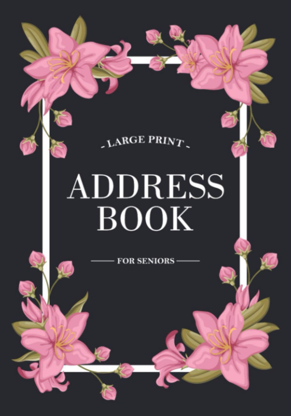 Large Print Address Book Phone Number and Address Book with Tabs for Seniors