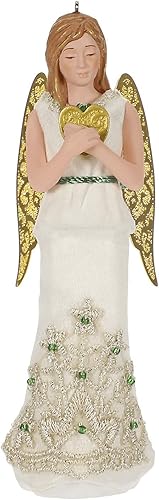 Miniatura 8 de Hallmark Adorno de recuerdo 2019 Año de Navidad con fecha de amor de ángeles