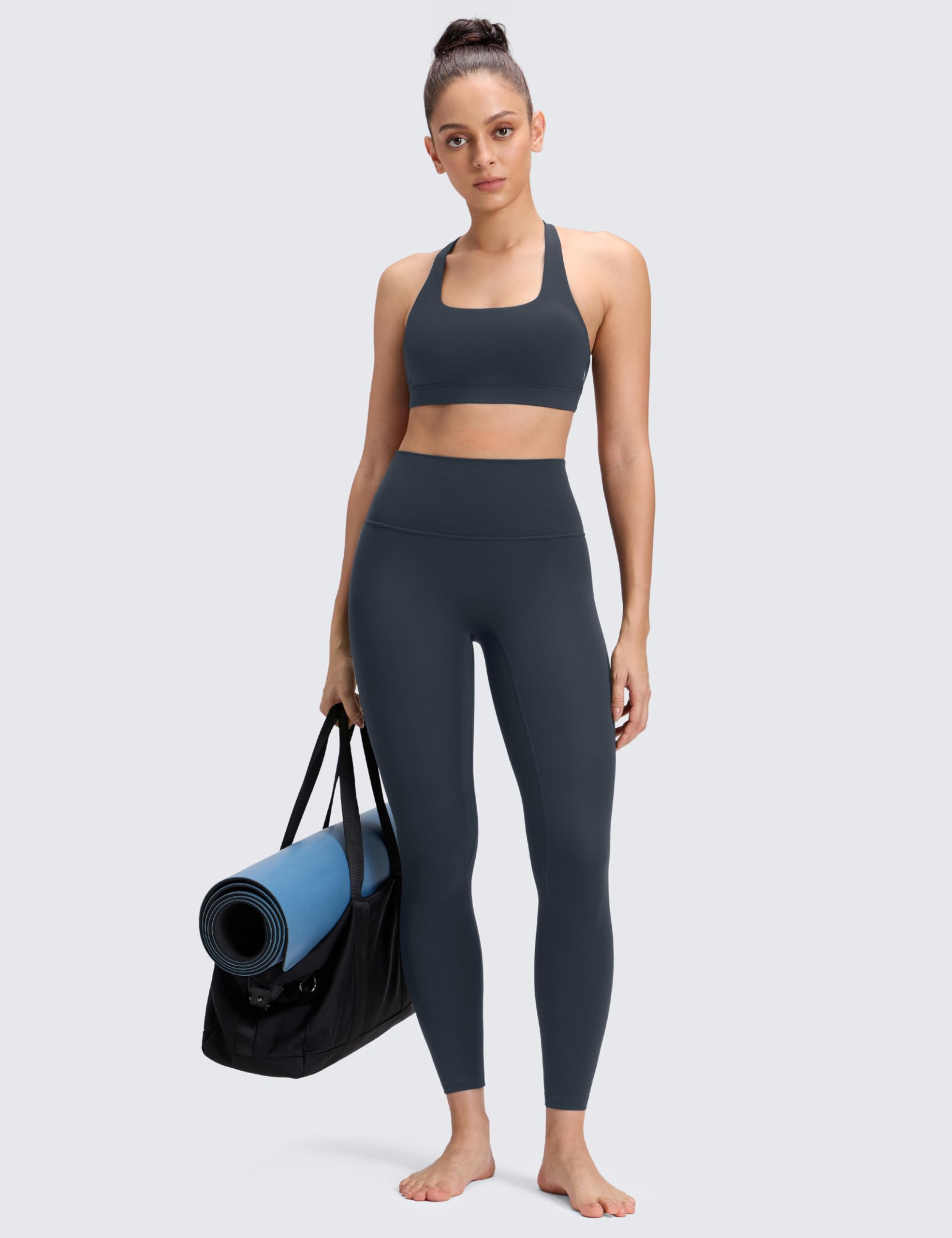 CRZ YOGA Donna Butterluxe No Fronte Cucitura Yoga Leggings 63 cm Alto Sciancrato Salotto Pantaloni