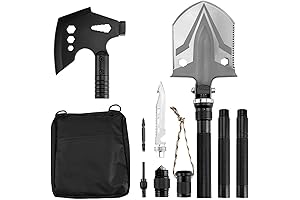 20-in-1 Multifunctional Outdoor Engineering Shovel Set