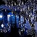 Zezuxy Christmas Falling Rain Drop Meteor Shower Lights - 12 Inch 8 Tubes Outdoor Icicle Cascading Luces de Navidad para Exterior - White Decorations for Tree, Gifts for Women