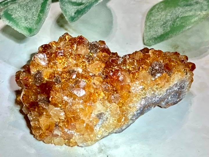 恋愛ビジネス運シトリンクォーツ クラスター ラフストーン V