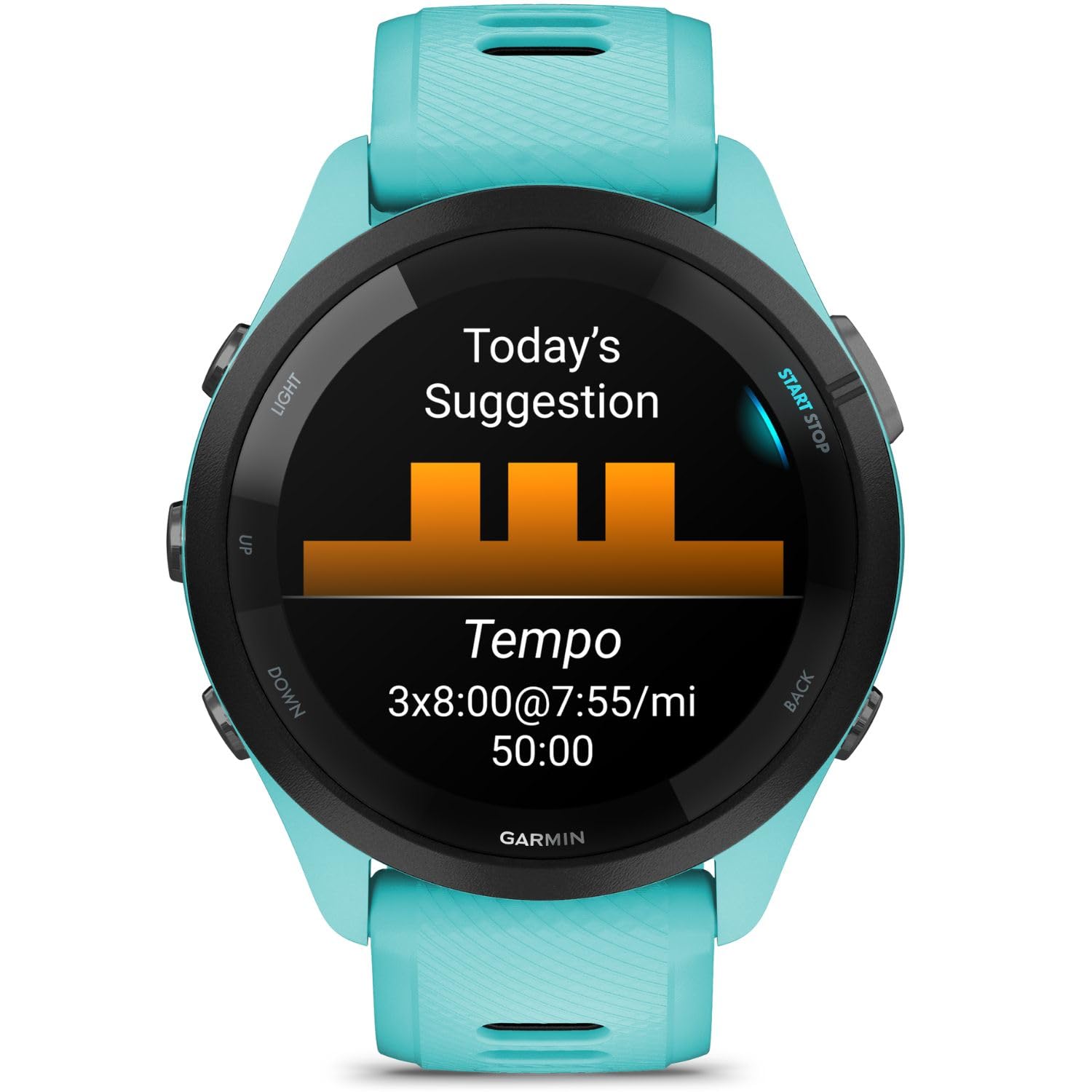 Amazon.com: Garmin Forerunner 265 GPS Smartwatch, Aqua/Black