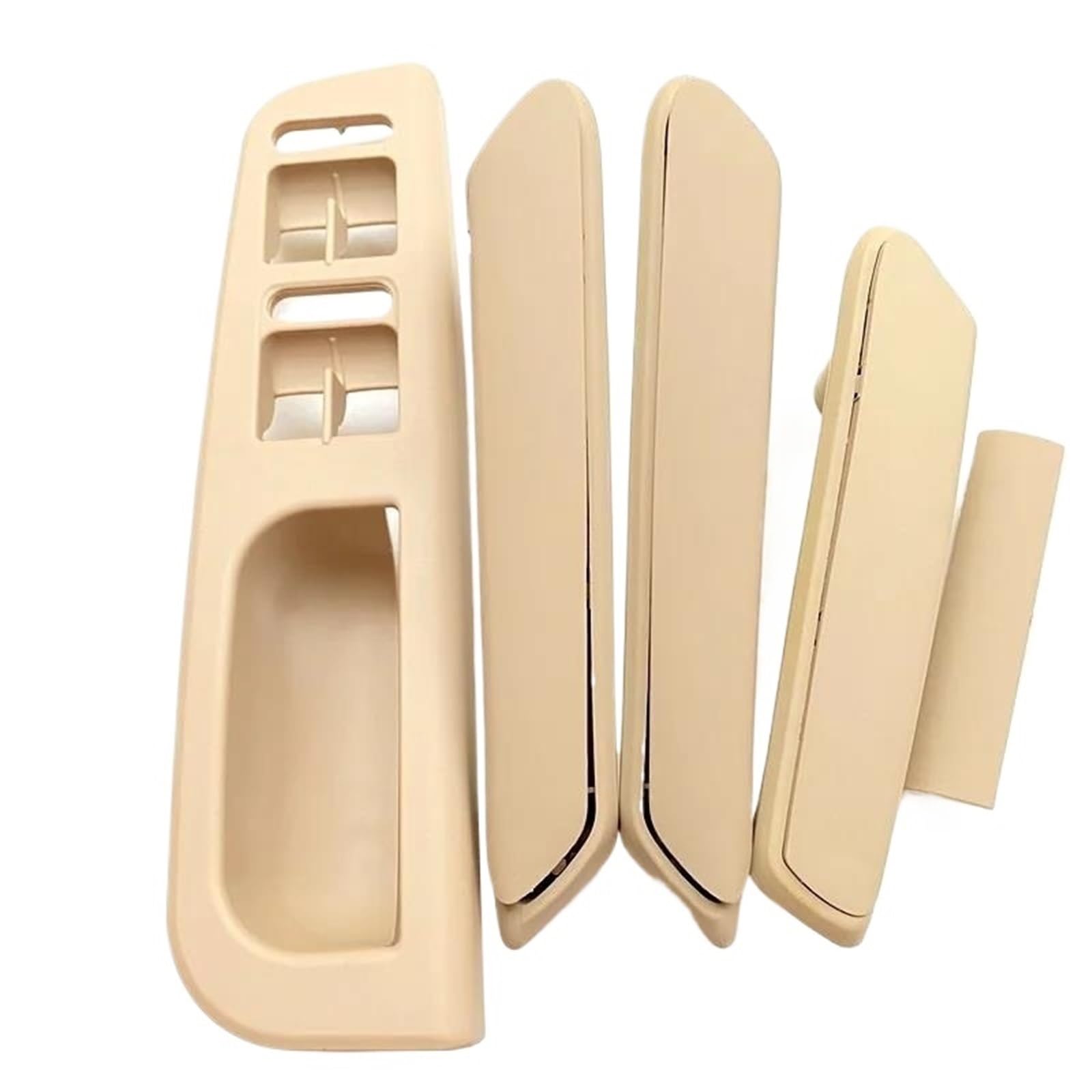 DYDGUTUFB for VW for Passat B5 3B186717E 3B4867179B 3B0867180A 3B4867180B Beige Interior Door Handle Armrest Interior Door Handle(Beige 5pcs)