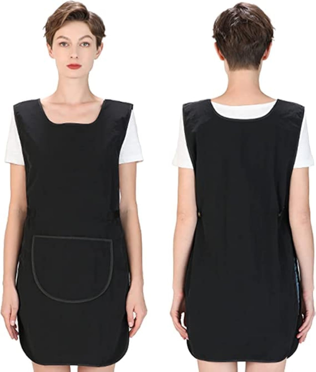 2 Pieces Professional Apron for Salon Hairdresser Smock Vest