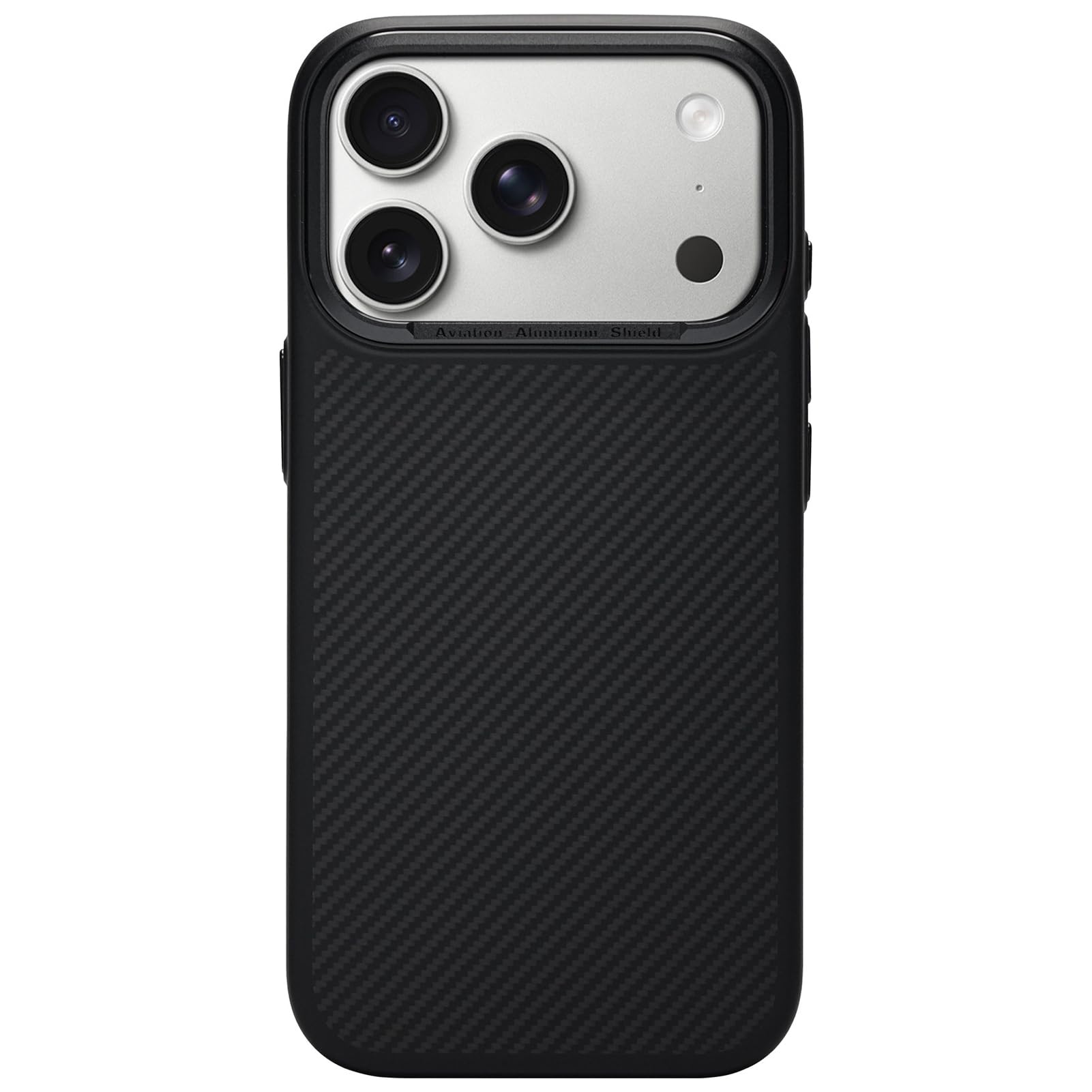 Coque iPhone 17 fine anti-rayures avec support chargeur magnétique sans fil