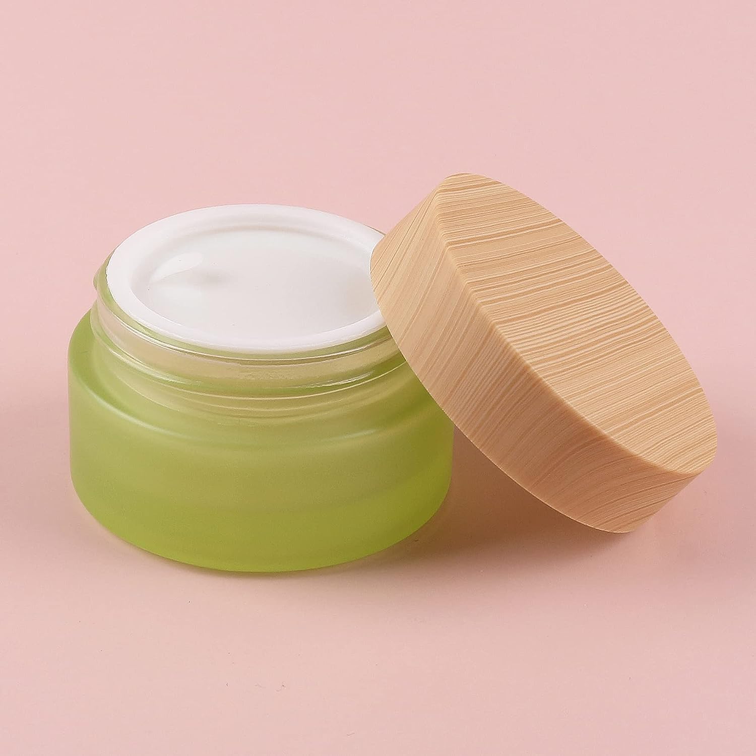 4 szklane słoiki kosmetyczne z zakrętką(30ml)