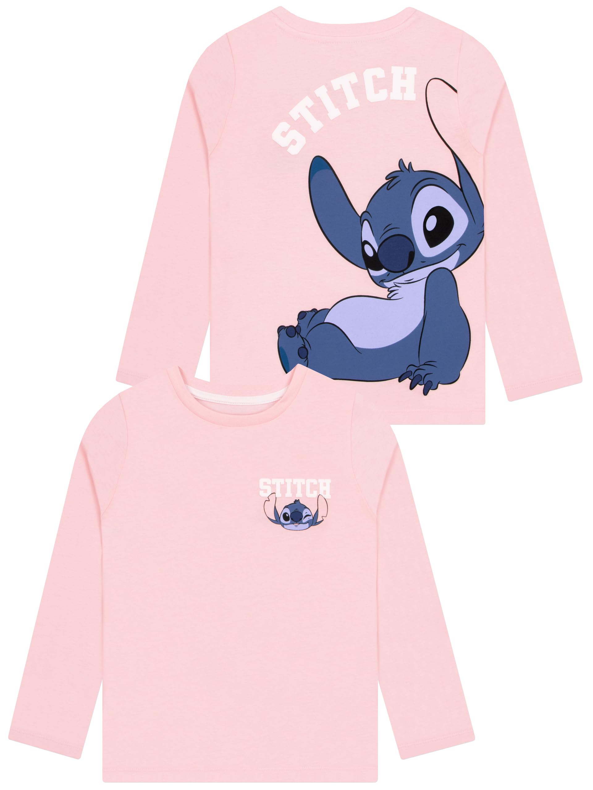 Disney Koszulka z Długim Rękawem Lilo i Stitch, Ubrania Stitch Dla Dziewczynek, Dziewczęce T-shirty