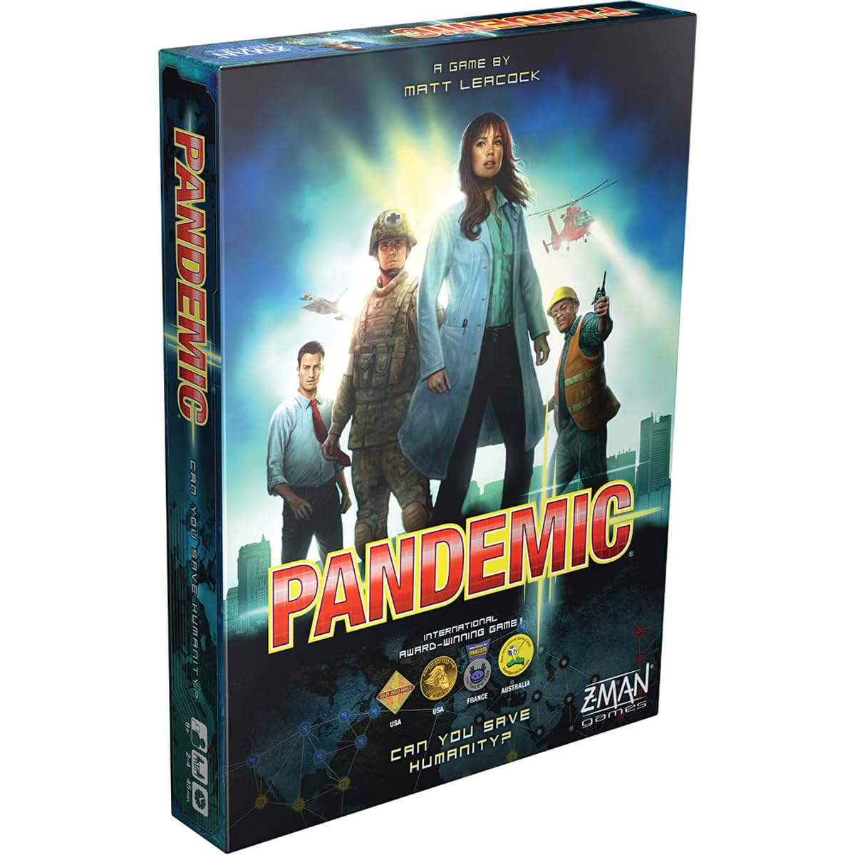 Z-Man Games Pandemic and Pandemic On The Brink Expansion Pack Bundle (ZM7101) - Board Game - 2 Players, Ages 10+