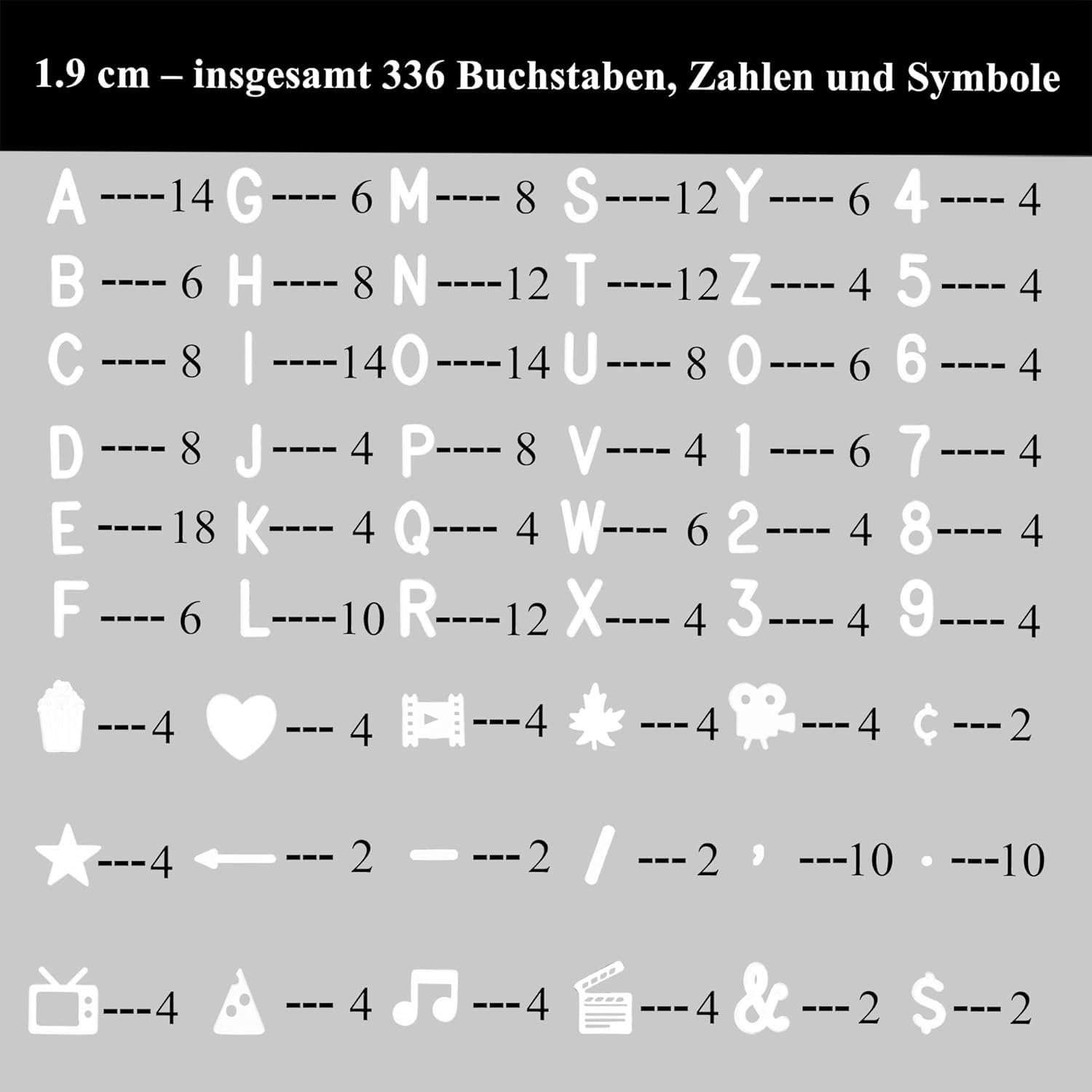 C Crystal Lemon Lavagna in feltro 25,4 x 25,4 cm con 336 lettere, numeri e simboli – Cornice in legno, montaggio a parete o con espositore (rosso rustico)