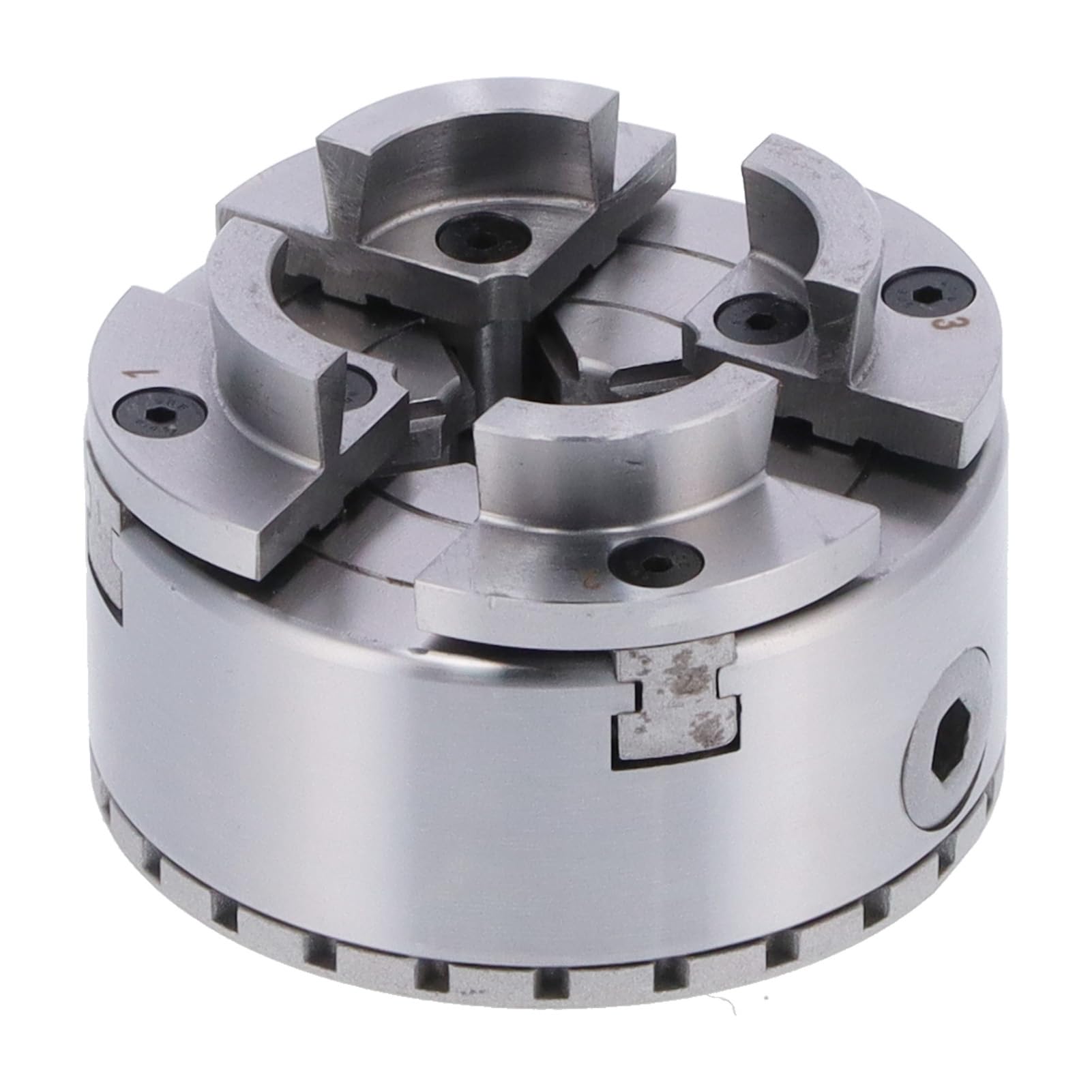 Self-centering Tuthe Chuck, M40 4in 4-dslowe Metalowe Chuck do Obróbki Drewna ze śrubami i Klubami, Materiały Premium, Obróbka Drewna