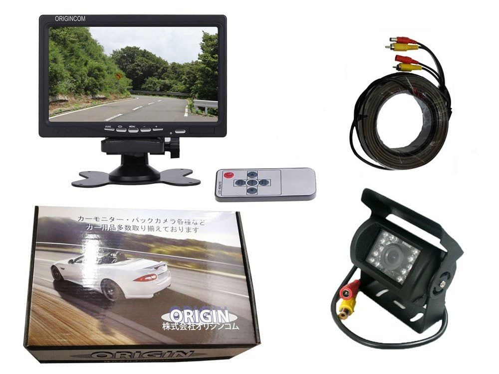 7インチモニター+ バックカメラ12V/24V兼用 バックカメラセット+一 7インチモニター+ バックカメラ12V/24V兼用 バックカメラセット+