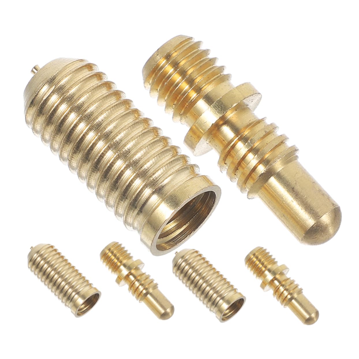 Gogogmee Billiard Cue Sticks Screw Tip Pool Cue Stick Extender Pool Cue Joint Screws Set