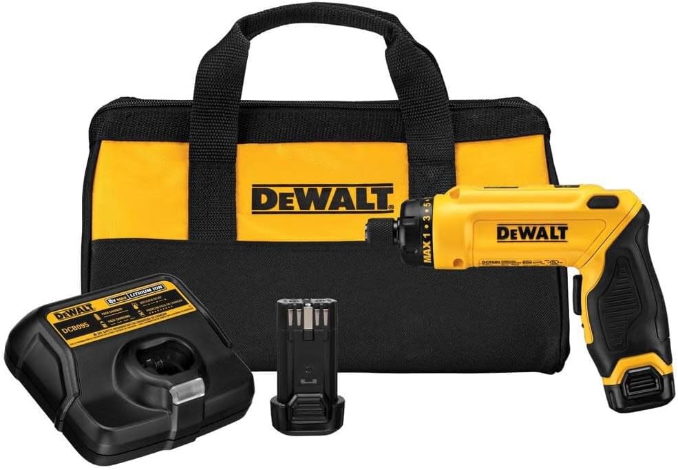 SIMILAR TO..DEWALT 8V MAX Cordless Screwdriver Kit, Gyroscopic, 2 Batteries and Charger Included (DCF680N2)