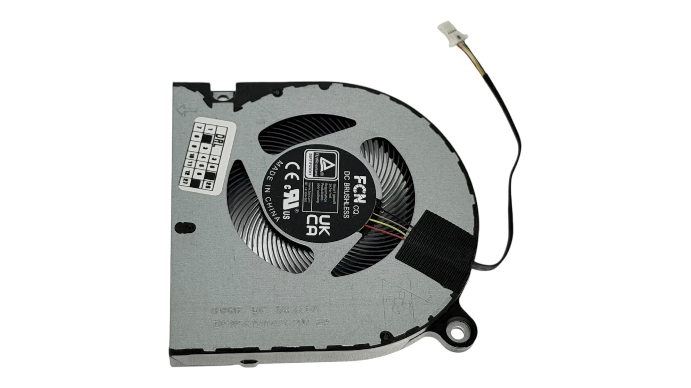 Ventola di raffreddamento CPU per Acer model DFS5K12114262M, DFS5K12114464L, DC280011ZE0, DC280011ZF0, B7007ASHNF2103TN, NS85B11-18M09, BN7505S5H-N01P, Aspire A514 - 55, A514-55G, A315-59, A315-59G